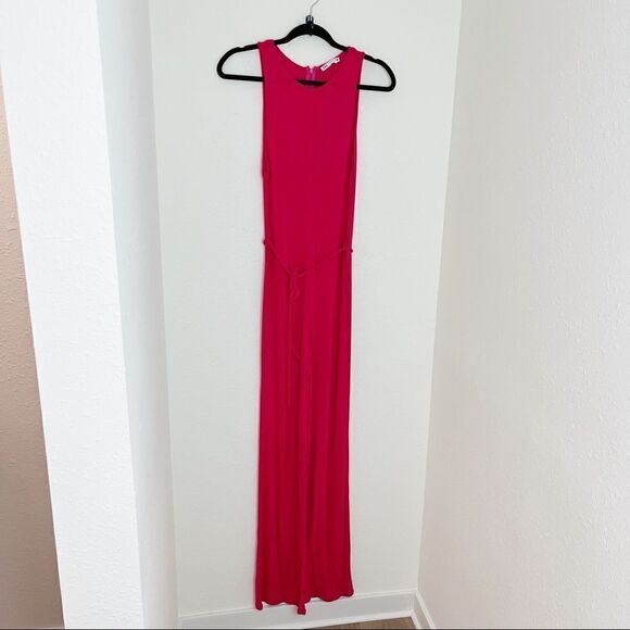 Zara Pink Sleeveless Ribbed Knit Jumpsuit Romper - Picture 4 of 11